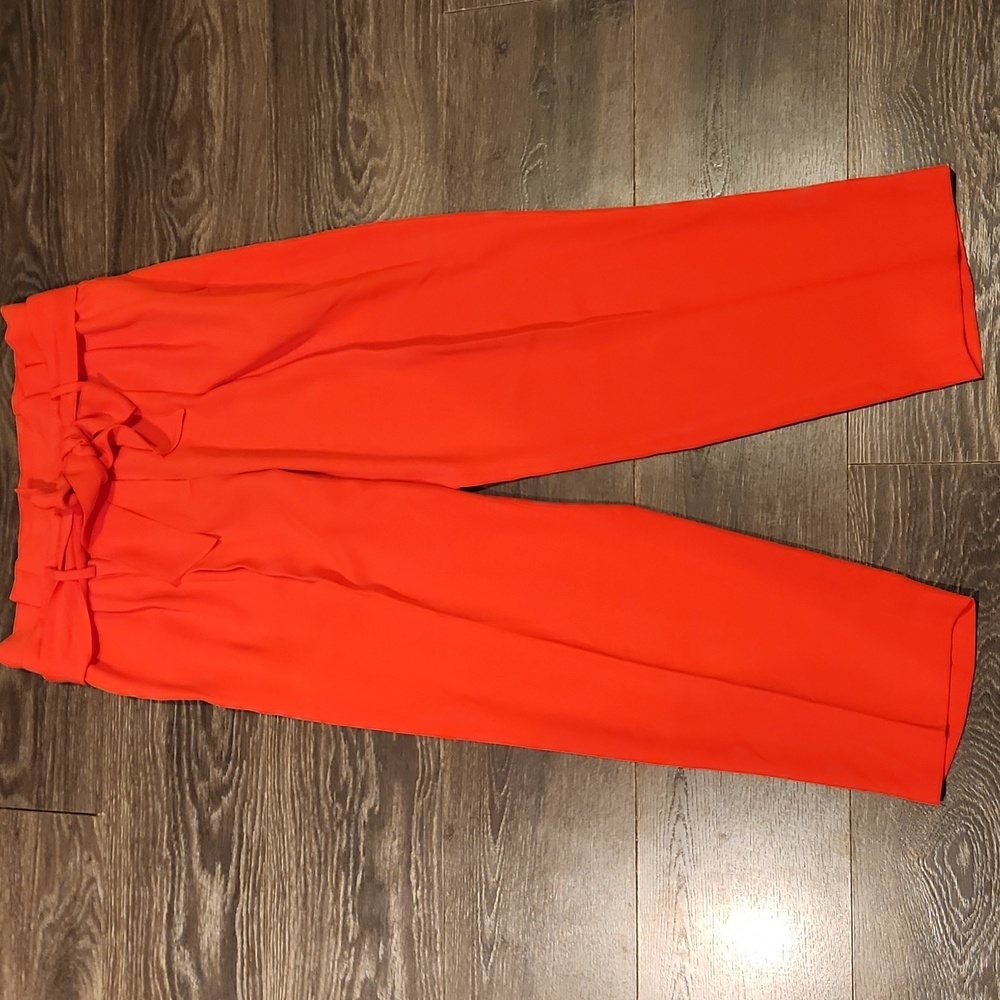 â¤ď¸ NWT! BODEN MELINDA HIGH RISE PLEATED TIE WAIST FLOWY TAPERED PAPERBAG PANTS - Picture 8 of 14